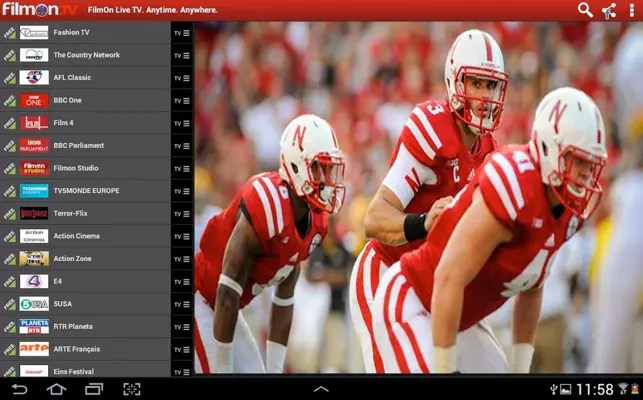 FilmOn Live TV EA android App screenshot 5